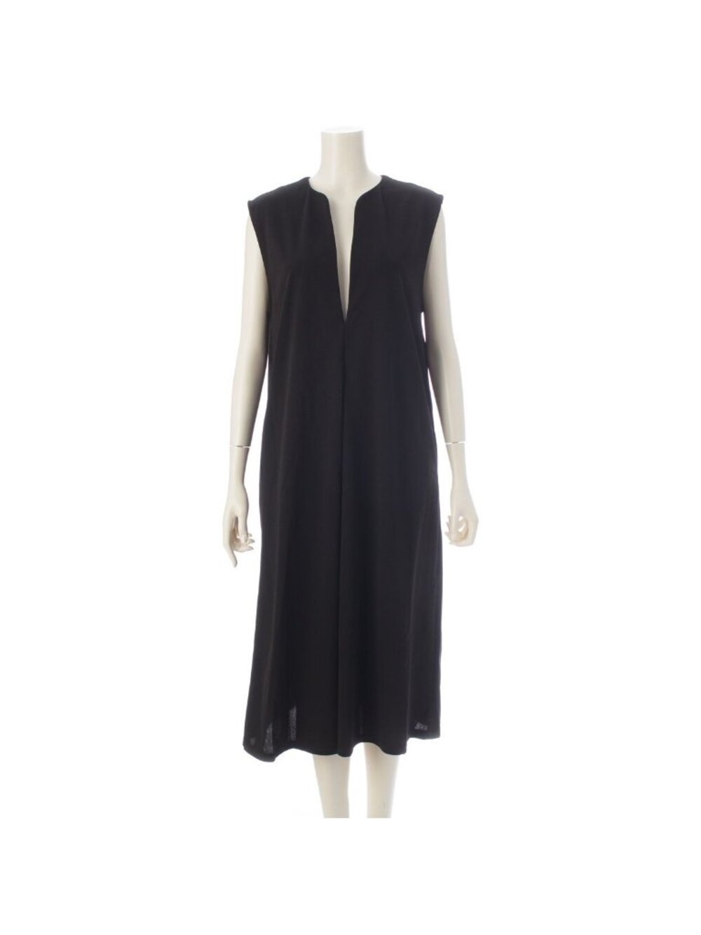 Hermes Martin Margiela Era Valouse Sleeveless Dress Black SM